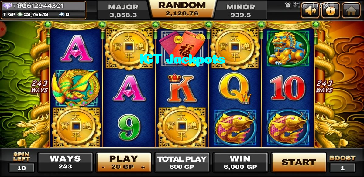 IGT Jackpots casino presented on mobile device in Pakistan with slots and live games